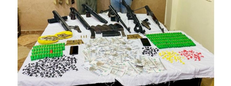 ضبط اسلحة وعملات مقلدة بالمنوفية