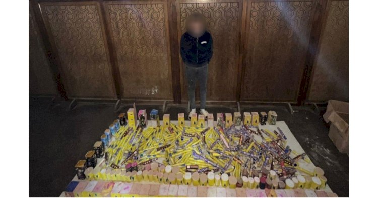 العاطل وقع بالالعاب النارية في المنتزه