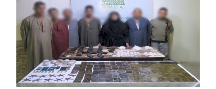 سقوط اخطر تشكيلات المخدرات باسيوط