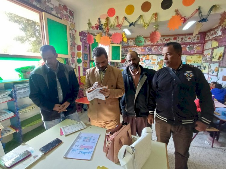 تعليم أبوتشت: جولات ميدانية مكثفة لمتابعة الدراسة والانضباط الإداري بمدارس ابوتشت 