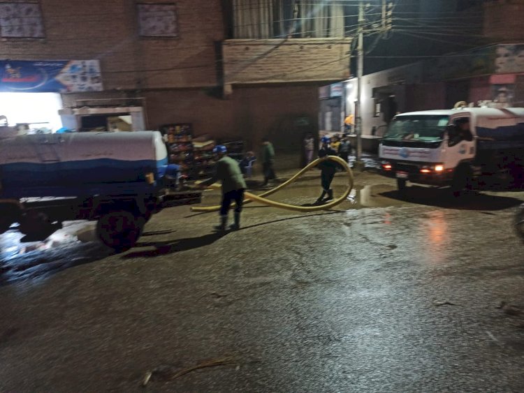 الفقي يتابع حالة الطقس بعد سقوط امطار