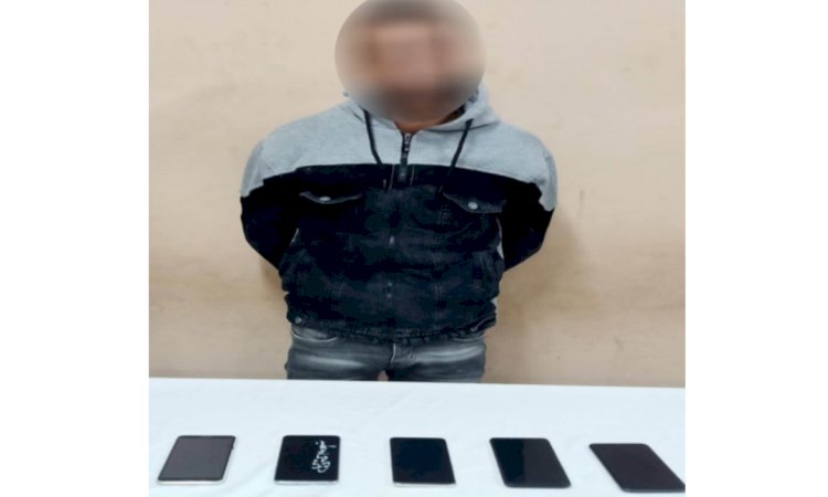 ضبط العاطل سارق الموبايلات باسلوب المغافلة بالقاهرة
