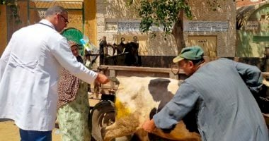 الطب البيطرى يطلق قافلة بيطرية مجانية بالمنيا