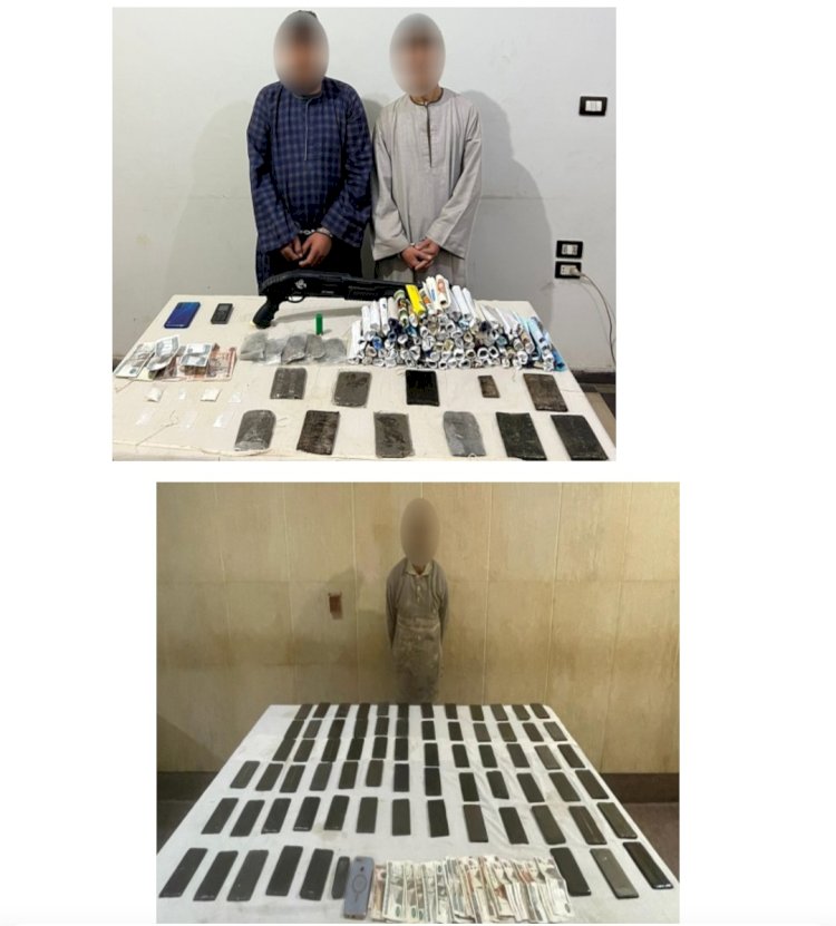 القبض علي "٣"عاطلين بالدقهلية والاقصر والجيزة بحوزتهم مخدرات