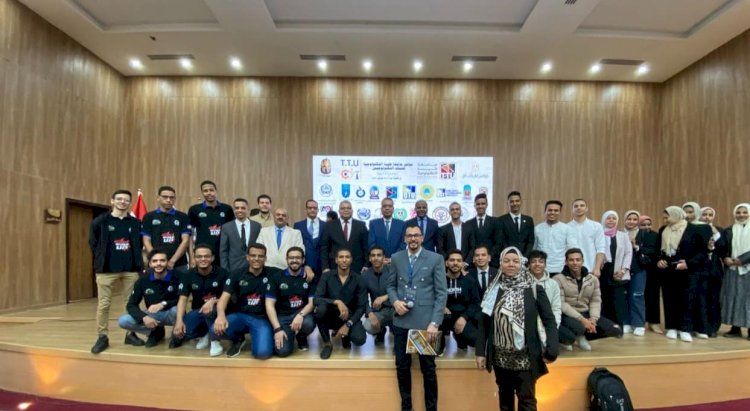 هندسة جنوب الوادى تشارك في مؤتمر شباب التكنولوجيين الثانى بجامعة طيبة