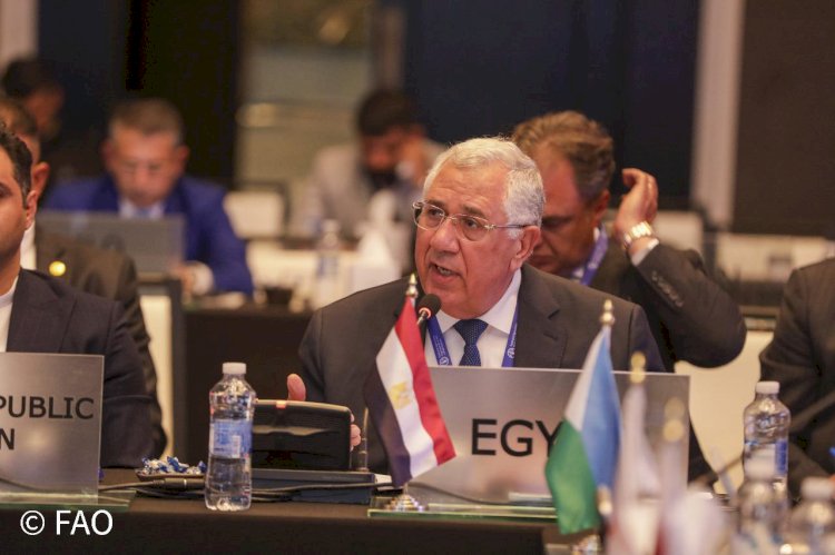 وزير الزراعة يشيد بجهود الفاو في دعم منظومة الأمن الغذائي