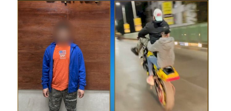 الداخلية تكشف "فيس بوك"الحركات الاستعراضية لقائد الدراجة بالقاهرة