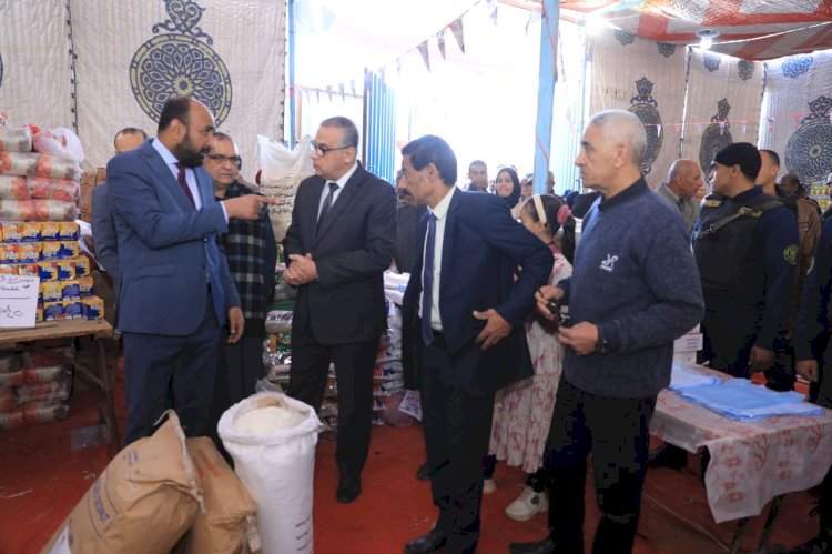 الفقي افتتح معرض اهلا رمضان بالبلينا