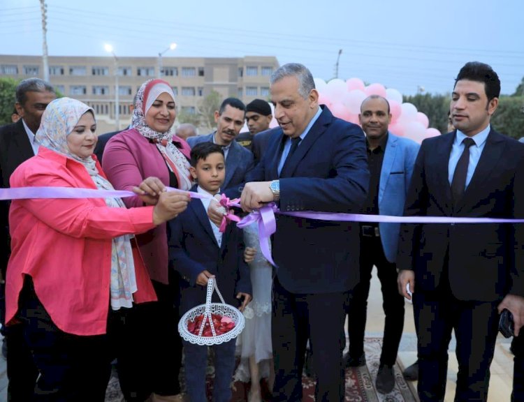 محافظ سوهاج يفتتح الحديقة الملحقة بحي الكوثر
