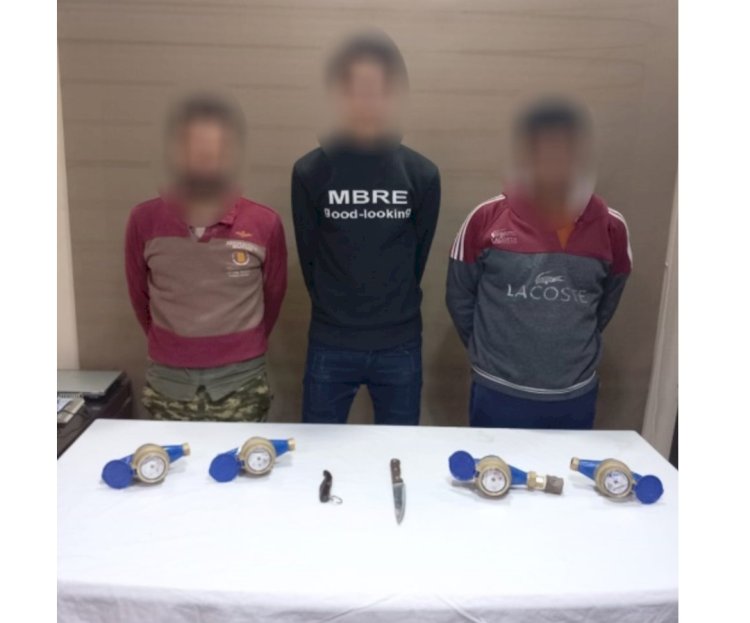 ضبط تشكيلات سرقات مواتير المياه والمساكن ومكاتب المحامين بثلاث محافظات