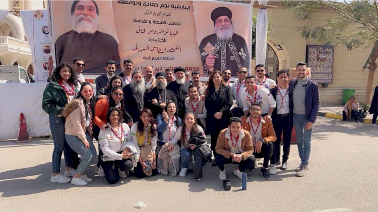 "الشعب الجمهوري" يشهد مراسم تجليس الأنبا بضابا أسقف نجع حمادي الجديد