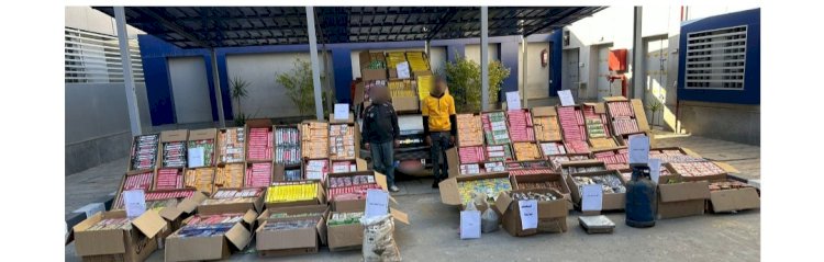 ضبط "١,٥"مليون قطعة العاب نارية بالفيوم