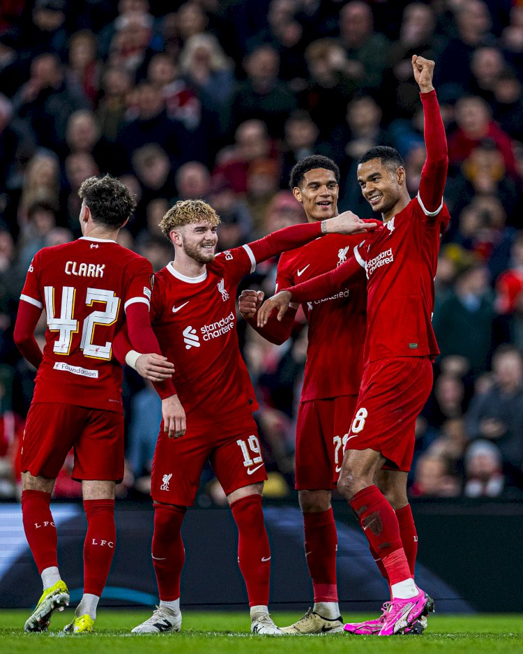 ليفربول يكتسح سبارتا براج بسداسية ويتأهل لربع النهائي في الدوري الأوروبي