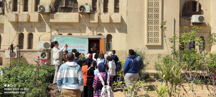 معهد المناخ الزراعي يدرب طلاب الجامعات علي الارصاد الجوية الزراعية