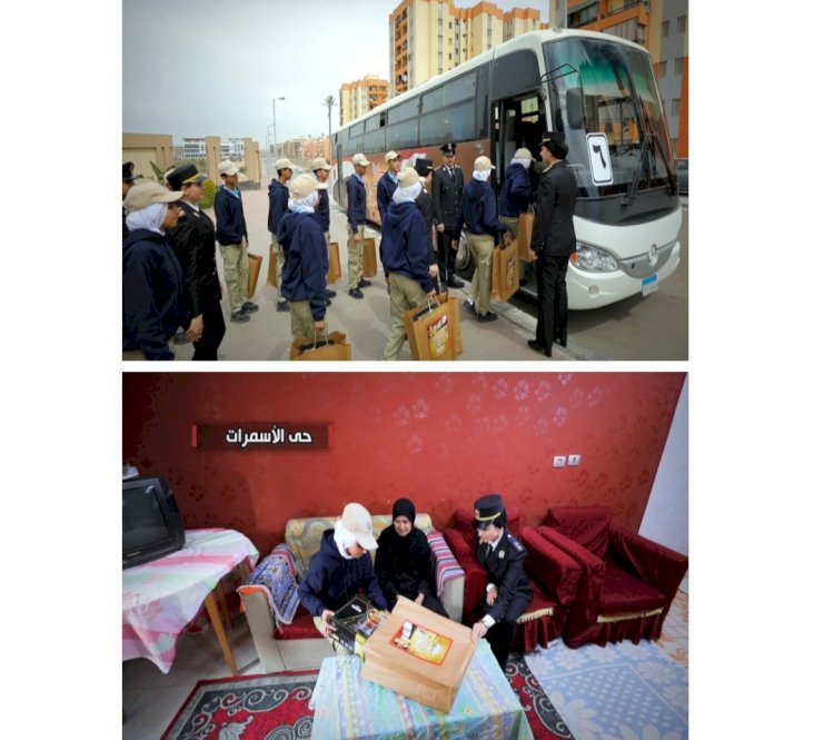 "كلنا واحد- جيل جديد" برعاية الرئيس.. الداخلية تُشارك طلائع المناطق الحضارية احتفالهم بعيد الأم