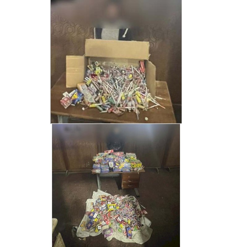 القبض علي عاطلين وبحوزتهما العاب نارية بالاسكندرية