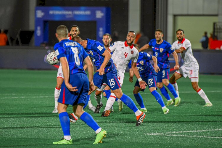 كرواتيا تصعد لنهائي كأس العاصمة بعد الفوز علي تونس  بضربات الجزاء