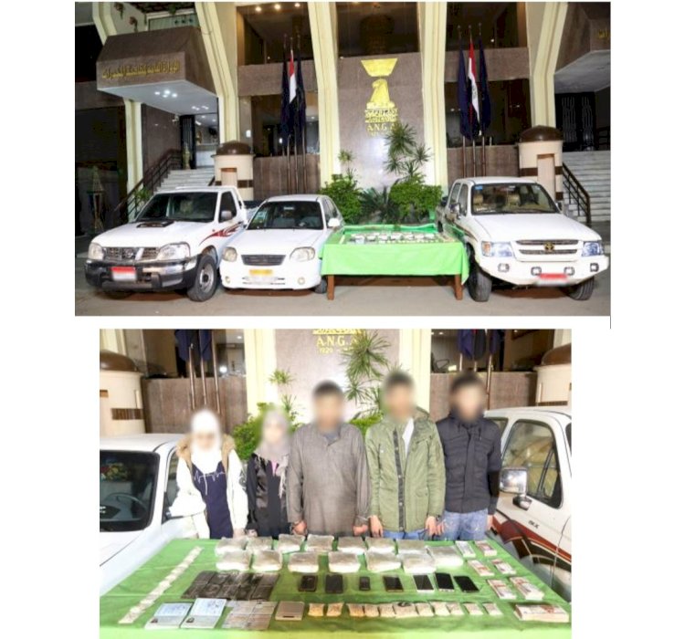 ضبط تشكيل عصابي تخصص كوكتيل مخدرات