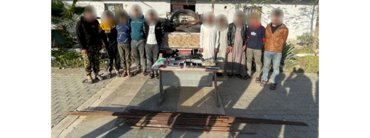 القبض علي مرتكبي السرقات وحديد التسليح والمواطنين بالقاهرة