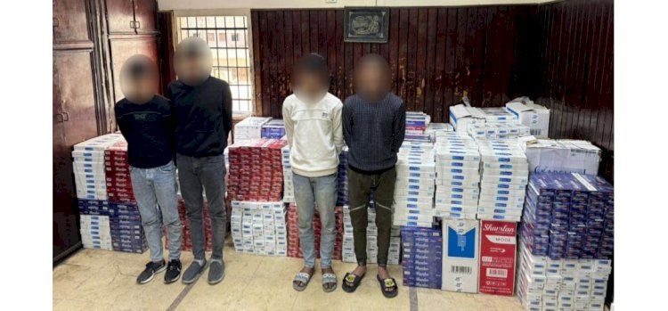 ضبط كميات كبيرة من السجائر المهربة بالقاهرة