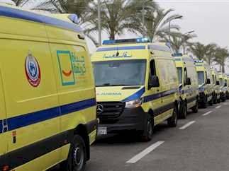 إصابة 5 أشخاص في حادث انقلاب سيارة بـ «صحراوي غرب المنيا»