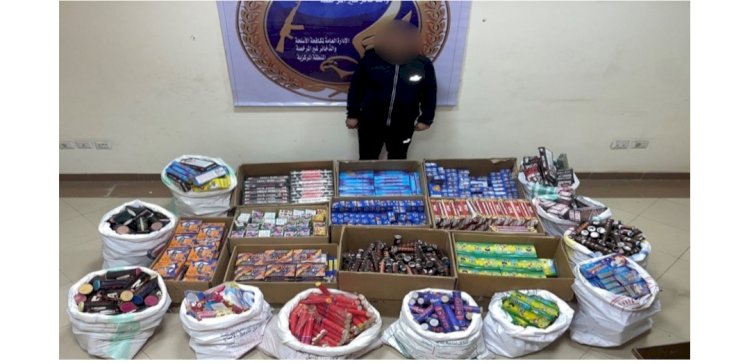 ضبط "٧٣٠"ألف قطعة العاب نارية بالقليوبية