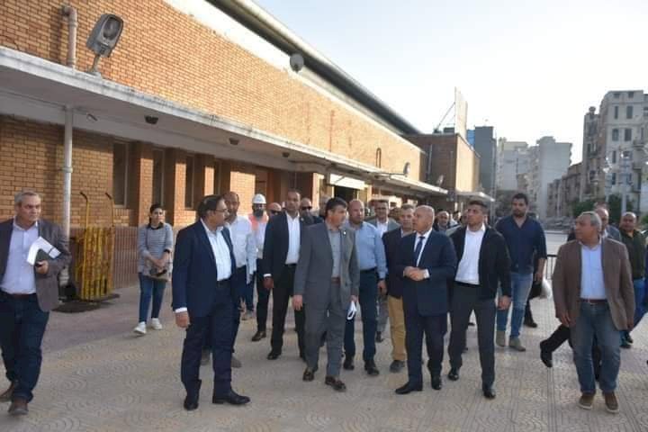 وزير النقل يتفقد مشروع  المرحلة الأولى من مترو الإسكندرية   من محطة سكة حديد أبو قير وحتى محطة مصر  بطول 21.7 كم