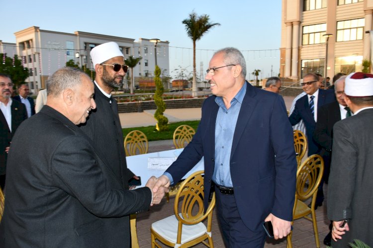 لأول مرة من مقر جامعة الإسماعيلية الجديدة الأهلية.. حفل الإفطار الجماعي بمشاركة القيادات الجامعية