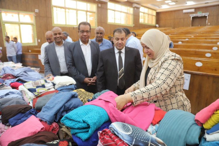 انطلاق فعاليات مبادرة الخير بجامعة جنوب الوادي