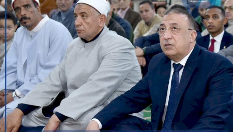 الشريف وسلامة يشهدان احتفالية ليلة القدر بمسجد البوصيري