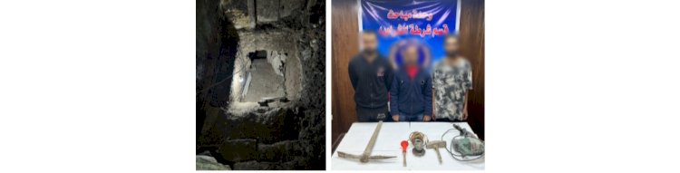 القبض علي ثلاجة متهمين لقيامهم بالتنقيب عن الاثار بالقاهرة