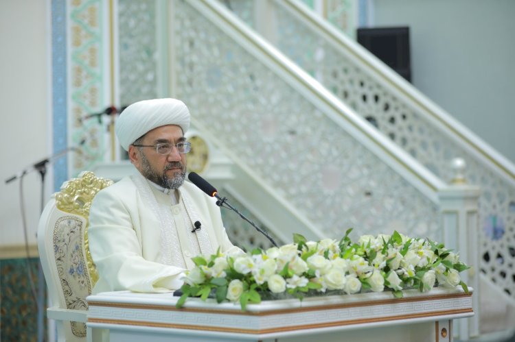 رئيس إدارة مسلمي أوزبكستان يهنئ المسلمين بعيد الفطر المبارك