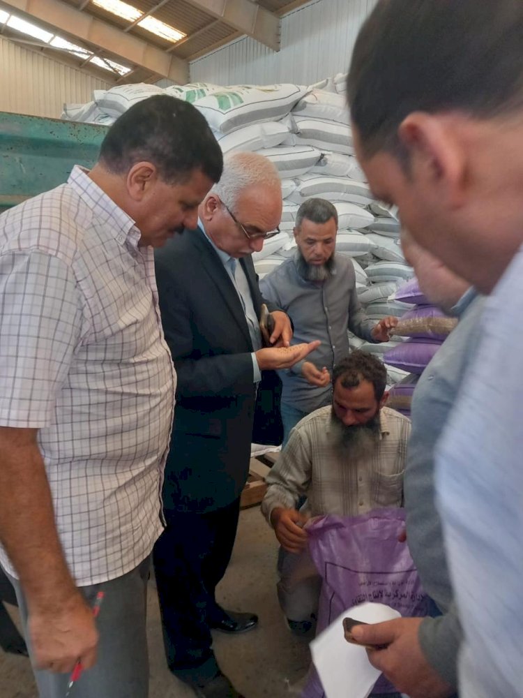 الزراعة تتابع تجهيز تقا وي المحاصيل الصيفية بمحطة سخا بالغربية