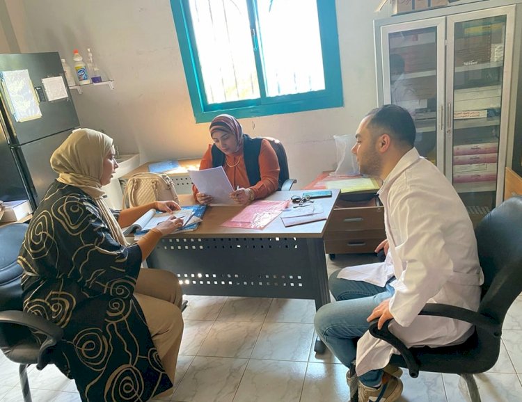 متابعة سير العمل في جميع الوحدات الصحية والطبية بكفرالشيخ