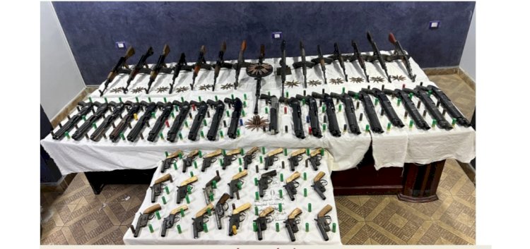 حملات امنية مكبرة لضبط الخارجين علي القانون باربع محافظات