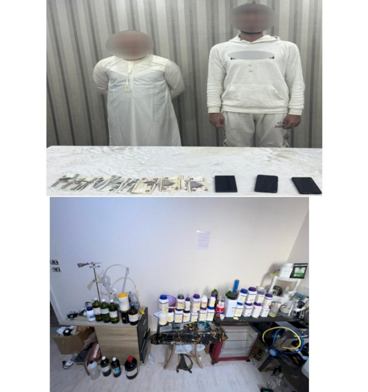 القبض علي اخطر مصنعي مخدر "الايس"بالجيزة