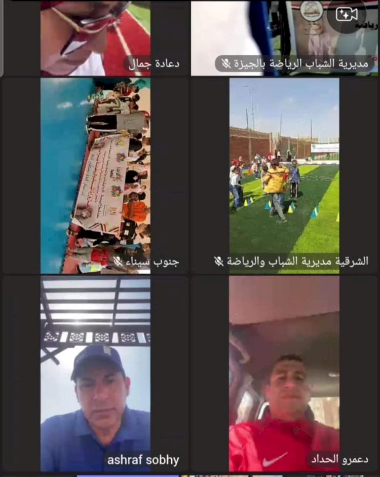 بالفيديو كونفرانس أشرف صبحي يشهد يوم اليتيم "لأنهم يستحقون الحياة"