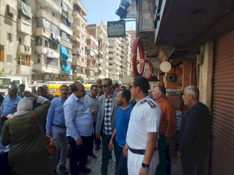 حمله مكبره بحي منتزة اول بالاسكندريه .. تحرير 57محضر  وغلق صيدليه