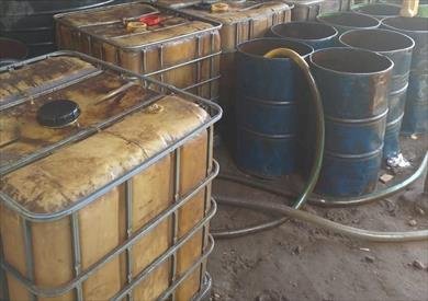 ضبط 2000 لتر سولار بحوزة سائق بأسوان