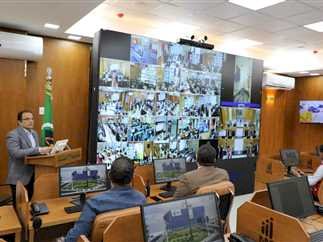 محافظ المنيا يعلن افتتاح مركز سيطرة الشبكة الوطنية للطوارئ والسلامة العامة بالمحافظة