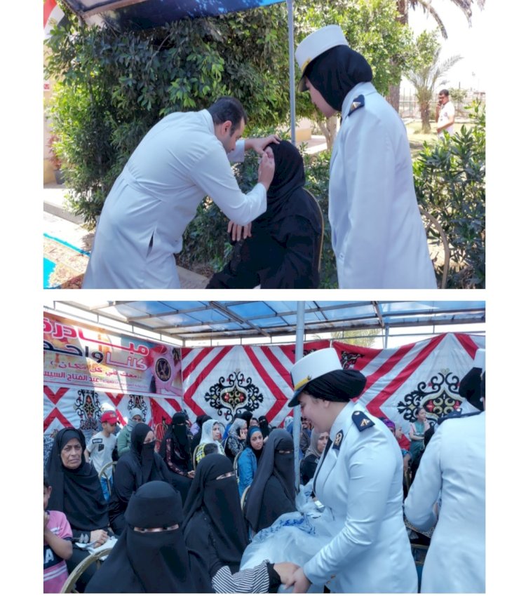 في اطار مبادرة "كلنا واحد"قافلة طبية لقري بورسعيد