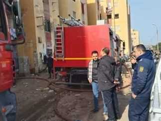 السيطرة على حريق في سيارة نقل بالمنيا
