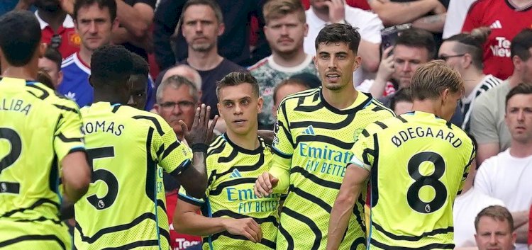 آرسنال يفوز على مانشستر يونايتد ويتصدر البريميرليج مؤقتا