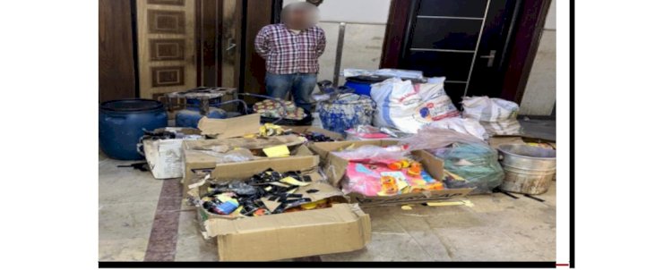 ضبط ورشة تصنيع مستحضرات تجميل بالقاهرة