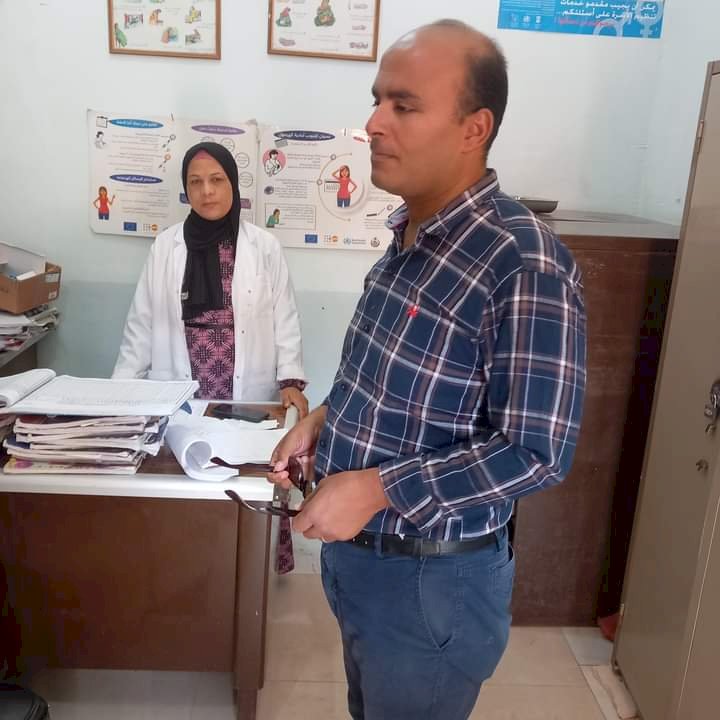 سليم يتابع الوحدة الصحية لقرية دندرة 