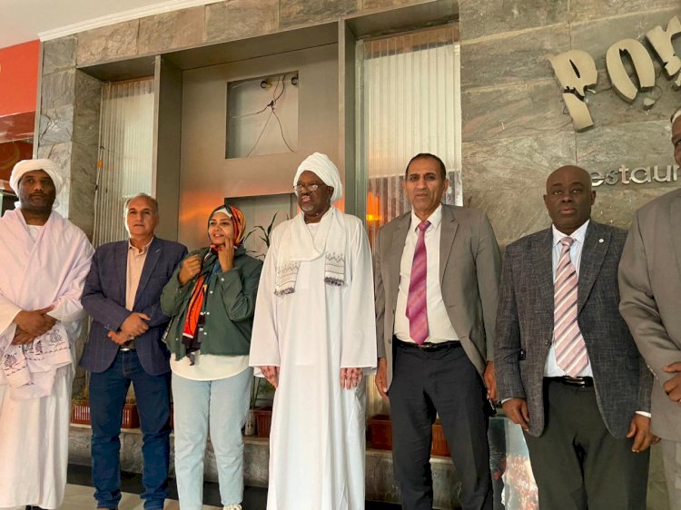 حزب تحيا مصر يزور السفارة السودانية بأسوان