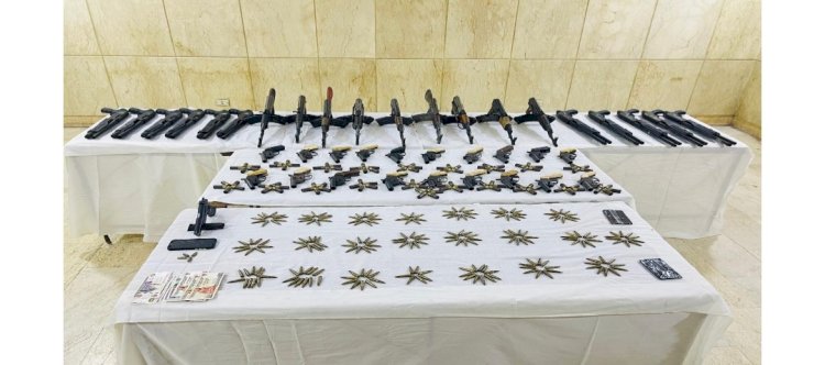 مصرع مسجل بعد تبادل اطلاق النار مع الشرطة وبحوزته "٣٩"الي وخرطوش  وفرد محلي