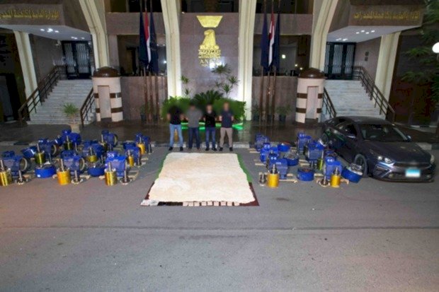 ضبط تشكيل اجنبي قبل تهريبه كبتاجون قيمته "٨٧"مليون جنيه بالشرقية