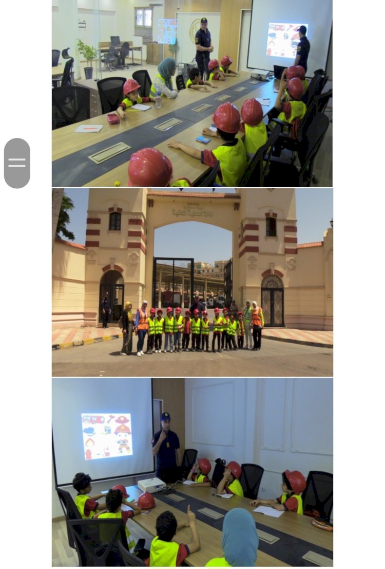 طلاب المدرسة المصرية الالمانية في ضيافة الاحوال المدنية بالاسكندرية