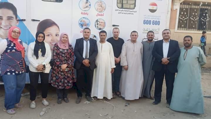 حزب تحيا مصر ينظم قافلة طبية مجانية للأهالي قرية برنشت مركز العياط بالجيزة